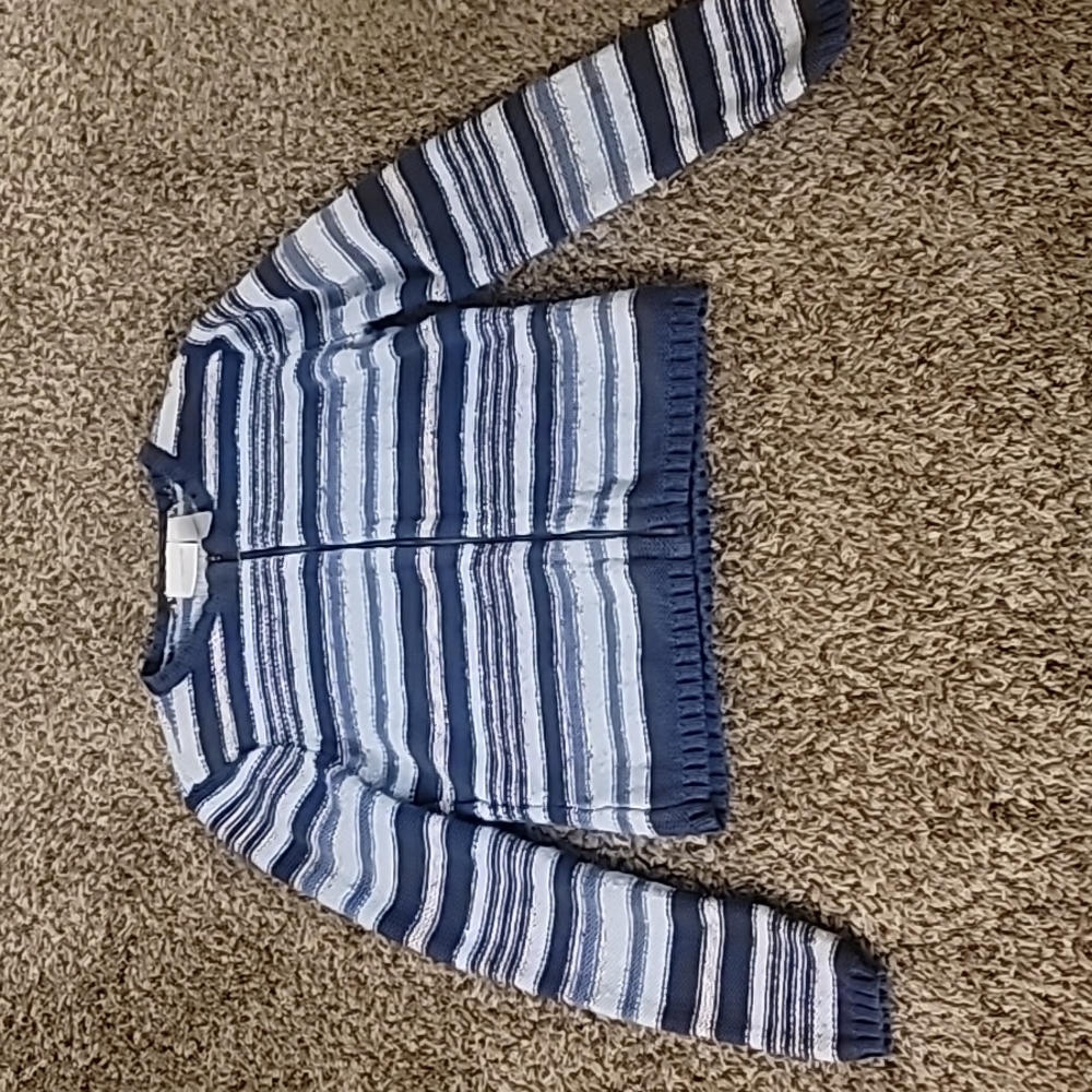 Liz Claiborne Zip Up Knitted Sweater